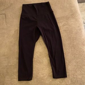 Buff bunny black crop leggings